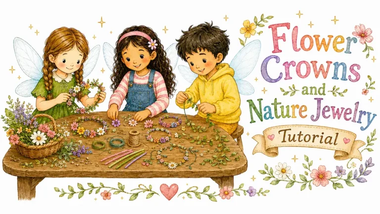 Flower Crowns and Nature Jewelry Tutorial