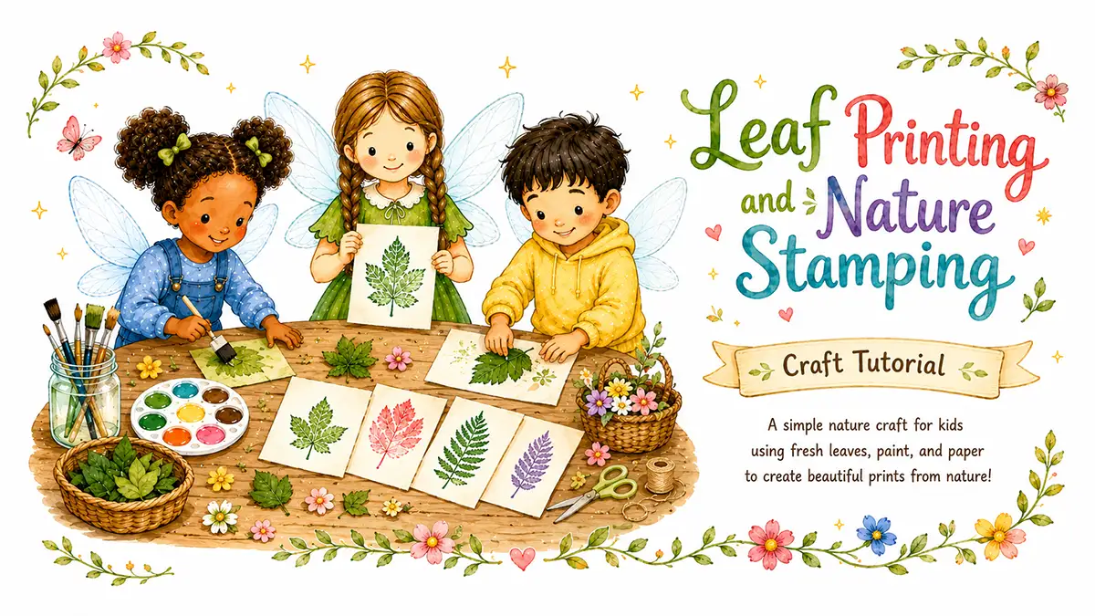 Leaf Printing and Nature Stamping