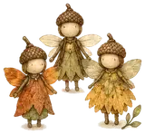 Acorn-Cap Fairies