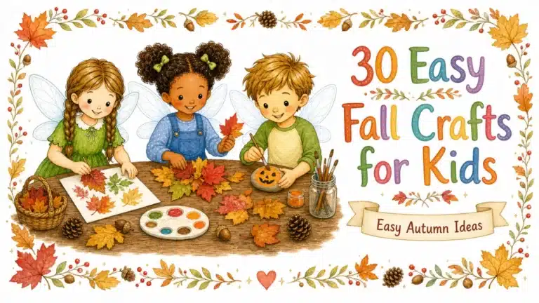 30 Free Easy Fall Craft Ideas for Kids
