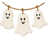 Friendly Ghost Garland