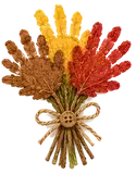 Handprint Leaf Bouquet
