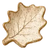 Leaf Shaped Clay Dish