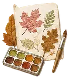 Symmetry Leaf Prints