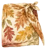 Leaf Print Scarf