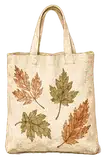 Leaf Print Tote Bag