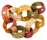 Illustration of a paper chain