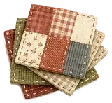 Painted Wood Slice Coasters
