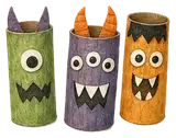 Cardboard Tube Monsters