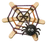 Craft Stick Yarn Web