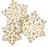 Illustration of decorative snowflakes